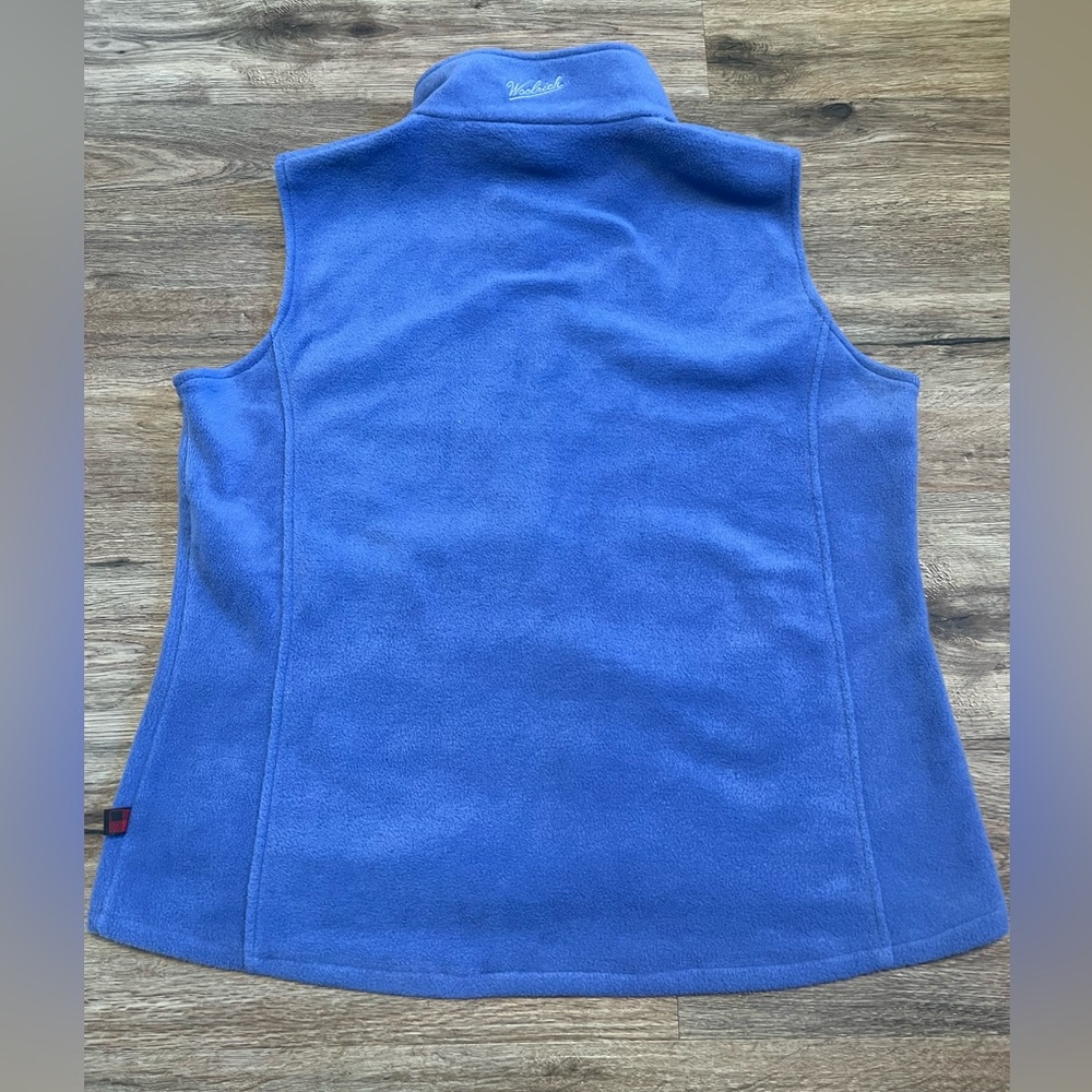 Woolrich Vest Purple Fleece Zip Up Women’s Size Large L Ultra Violet Warm Layers - Picture 6 of 7